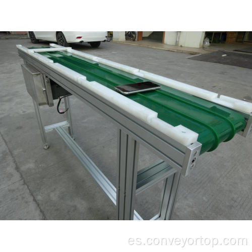 Mini Green Belt Conveyor en venta